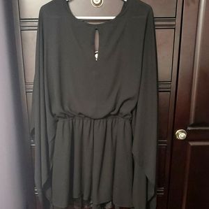 Express Black Shorts Jumpsuit